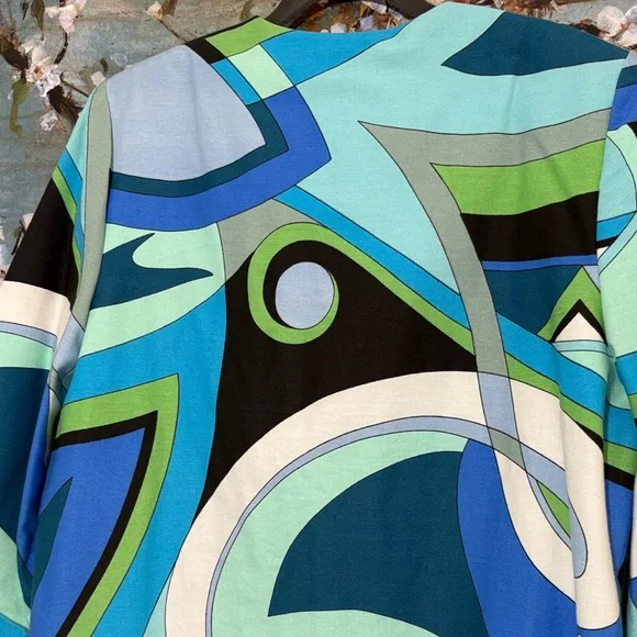 Charles Carroll New York!!Colorful Geometric Women's Jacket gorgeous! - Picture 5 of 7